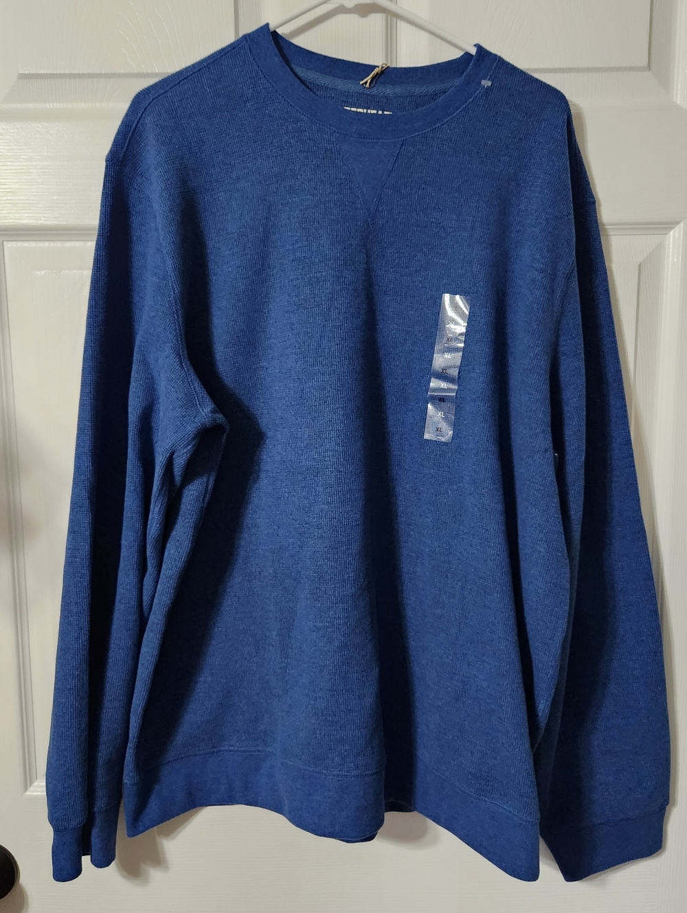 RedHead Men's Royal Blue Crewneck Waffle Shirt,NWT, Size XL